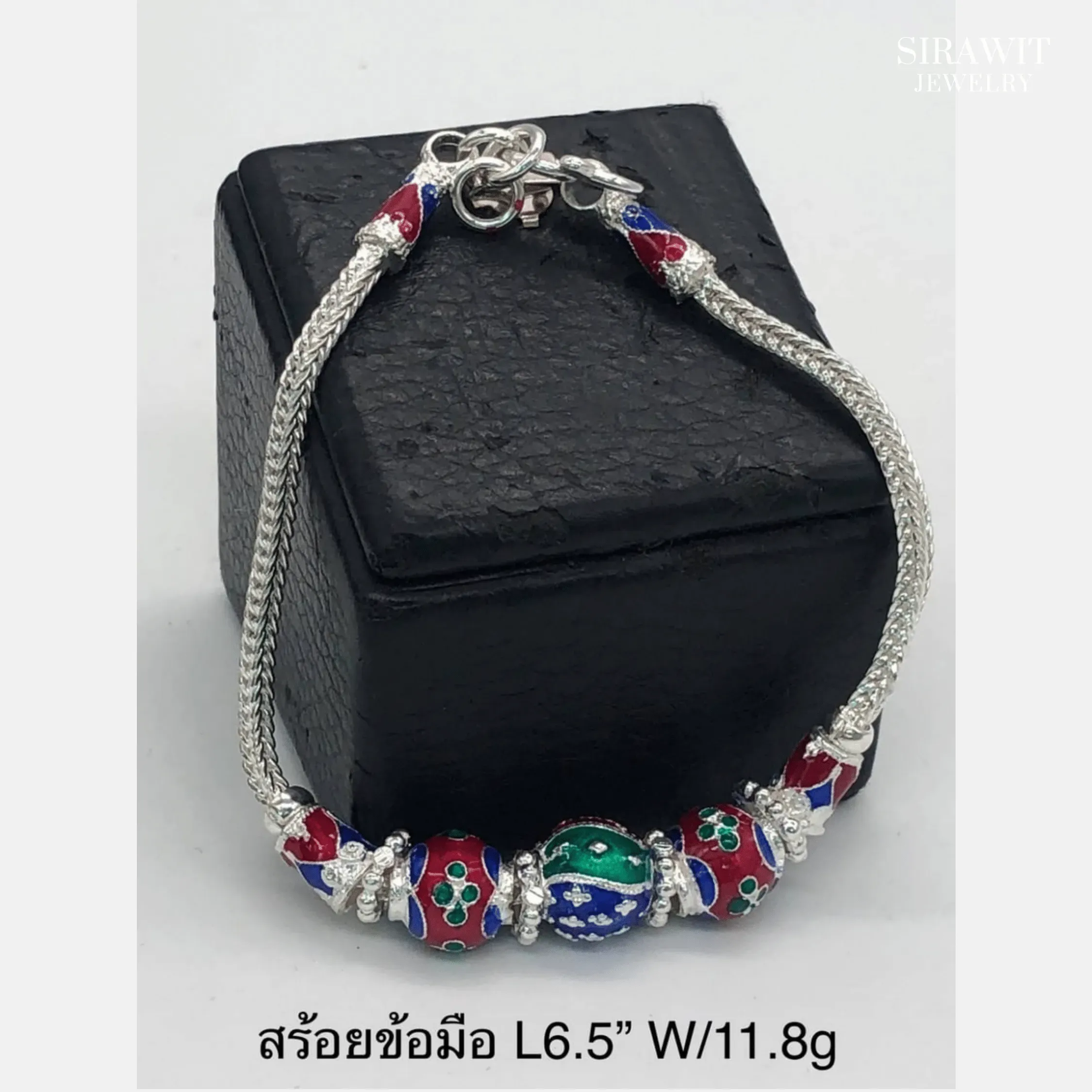 สร้อยข้อมือลงยาสุโขทัย