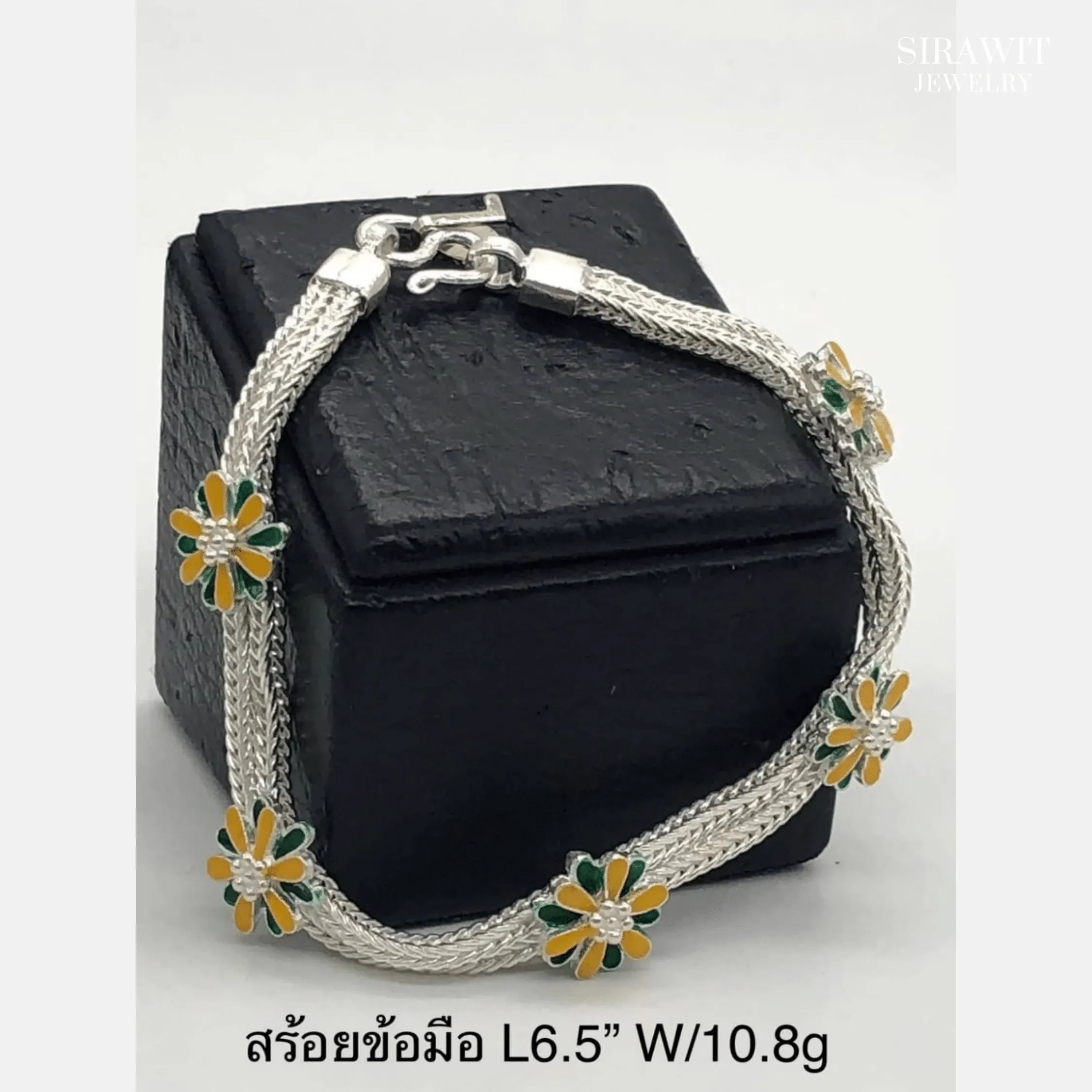 สร้อยข้อมือลงยาสุโขทัย