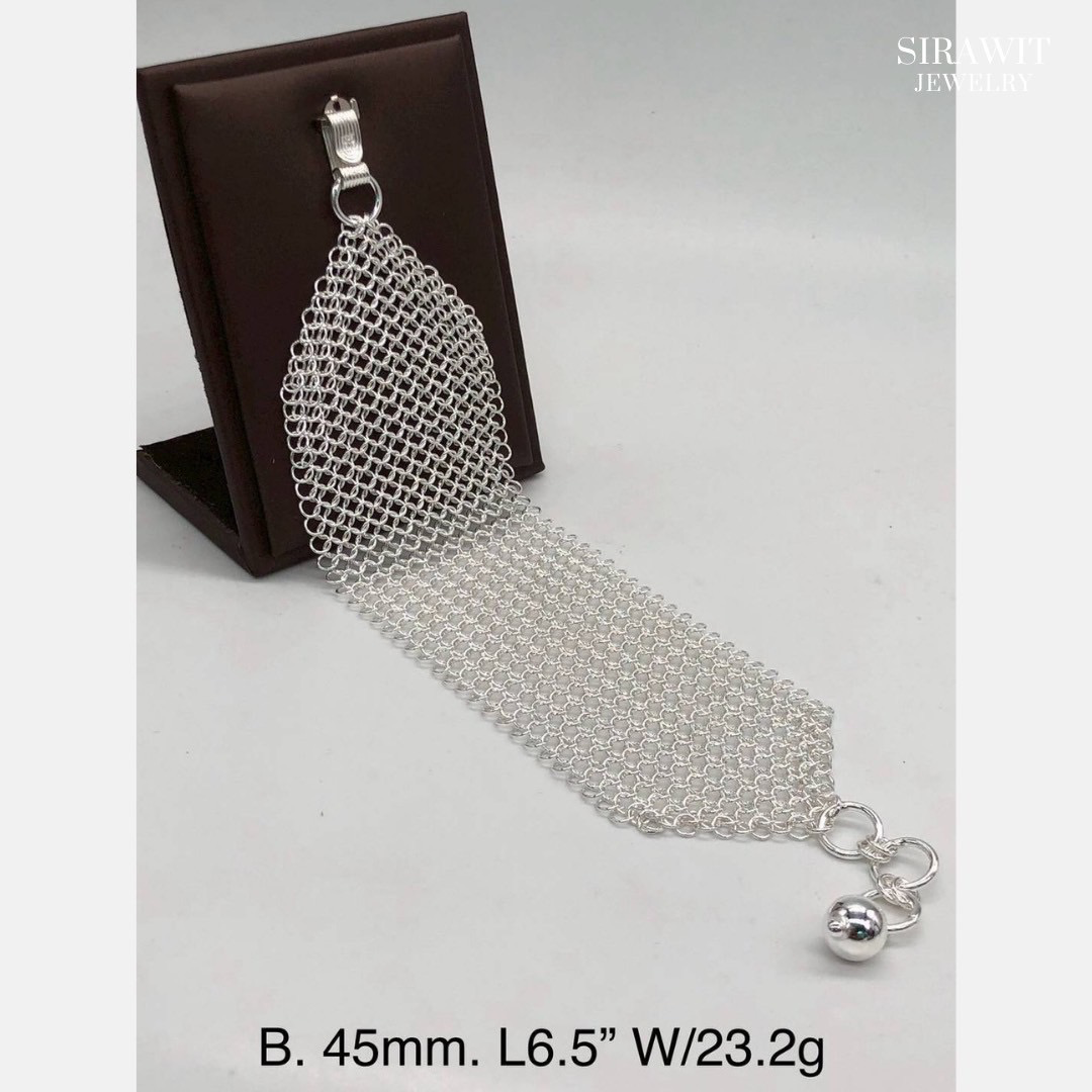 สร้อยข้อมือเงินแท้