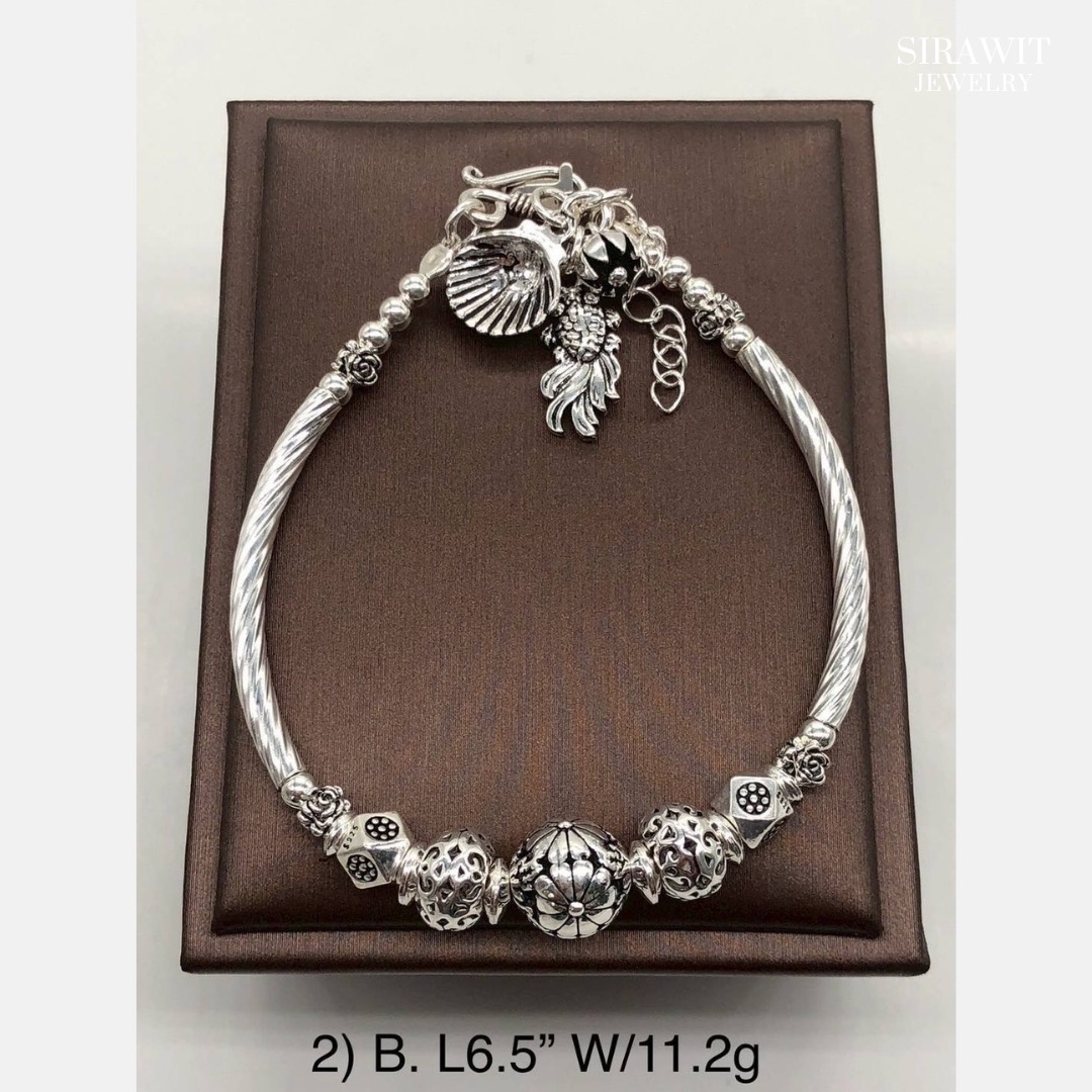 สร้อยข้อมือเงินแท้
