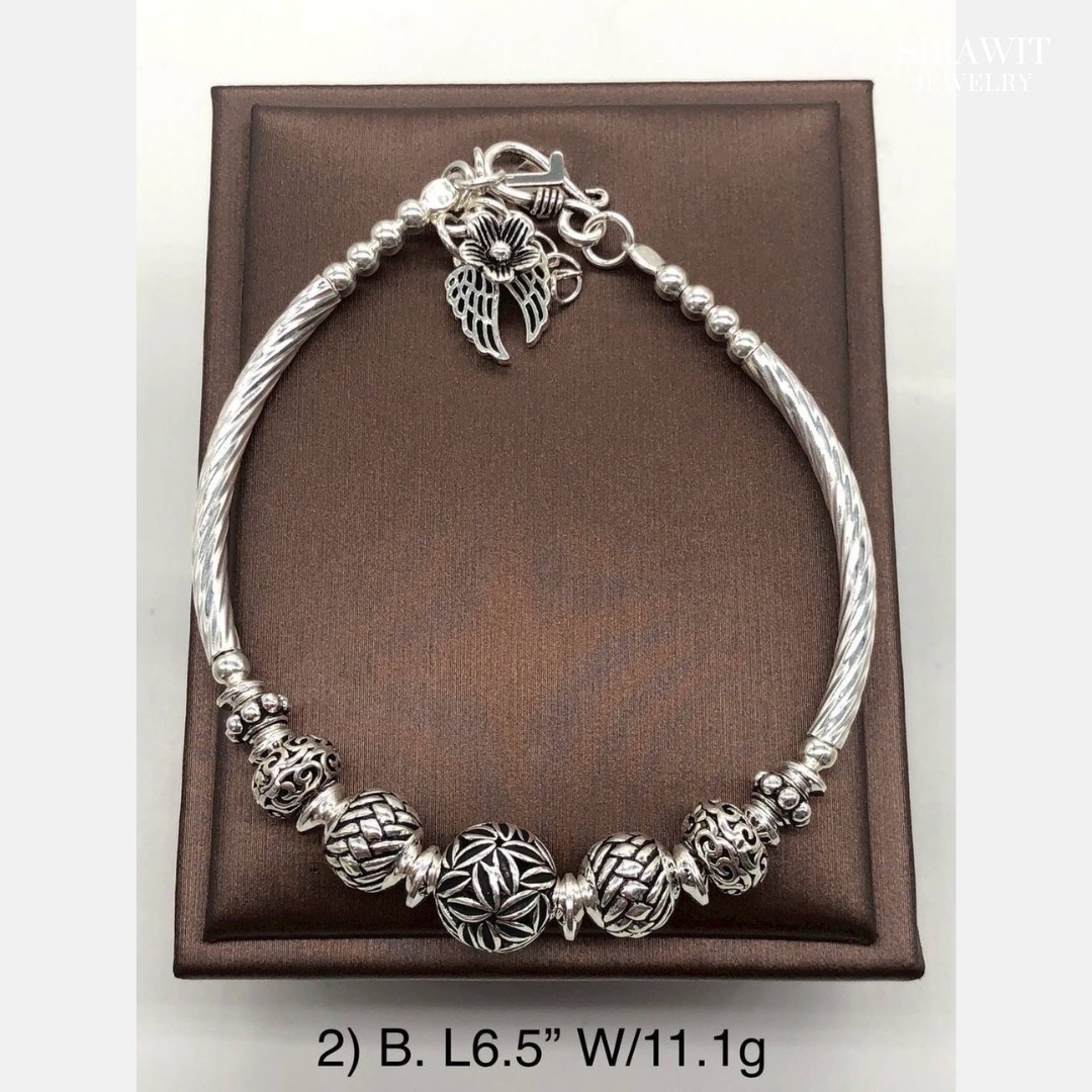 สร้อยข้อมือเงินแท้
