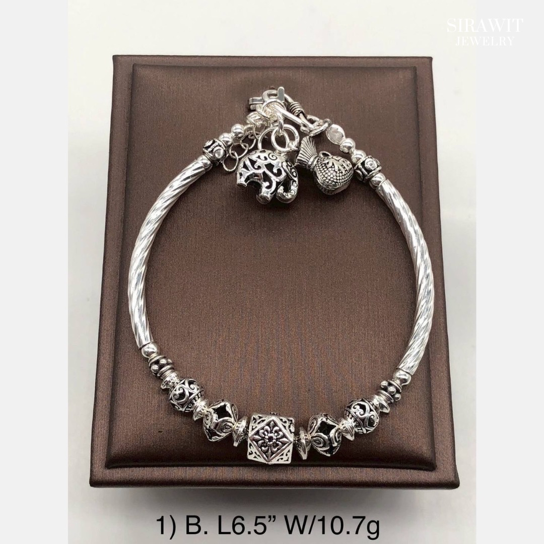 สร้อยข้อมือเงินแท้ 92.5