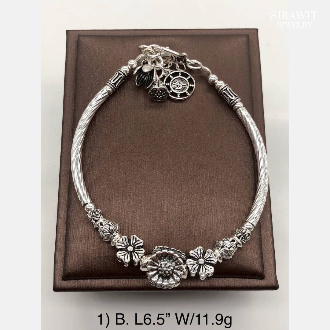 สร้อยข้อมือเงินแท้