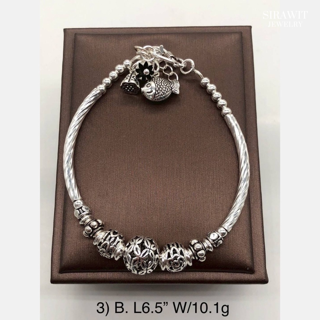 สร้อยข้อมือเงินแท้