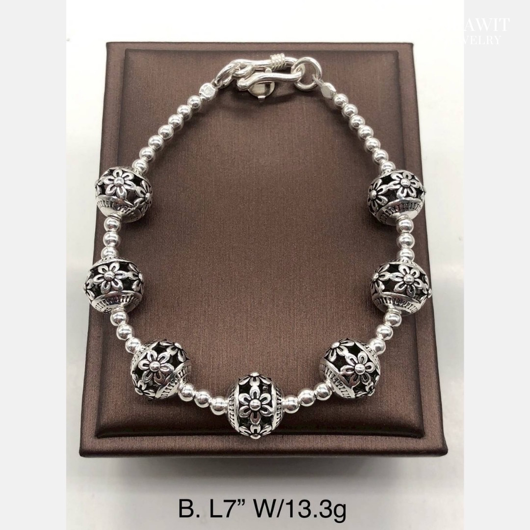สร้อยข้อมือเงินแท้