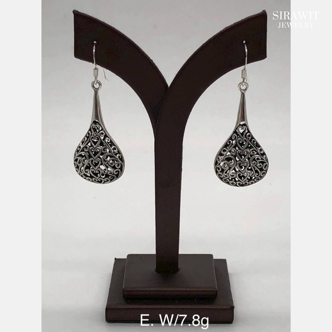 ต่างหูเงินแท้