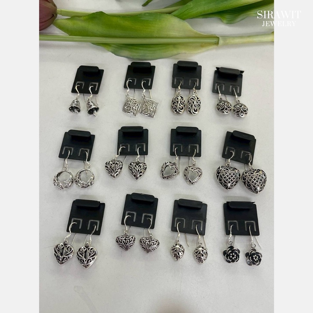 ต่างหูเงินแท้