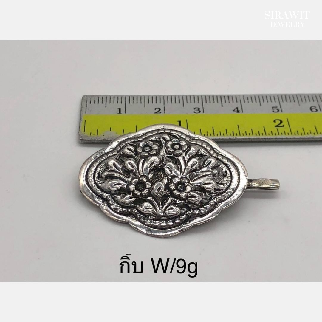 กิ๊บติดผมเงินแท้