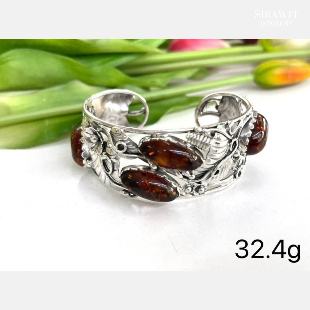 กำไลข้อมือเงินแท้