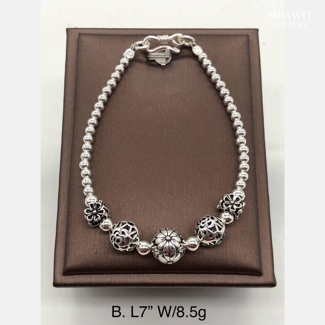 สร้อยข้อมือเงินแท้