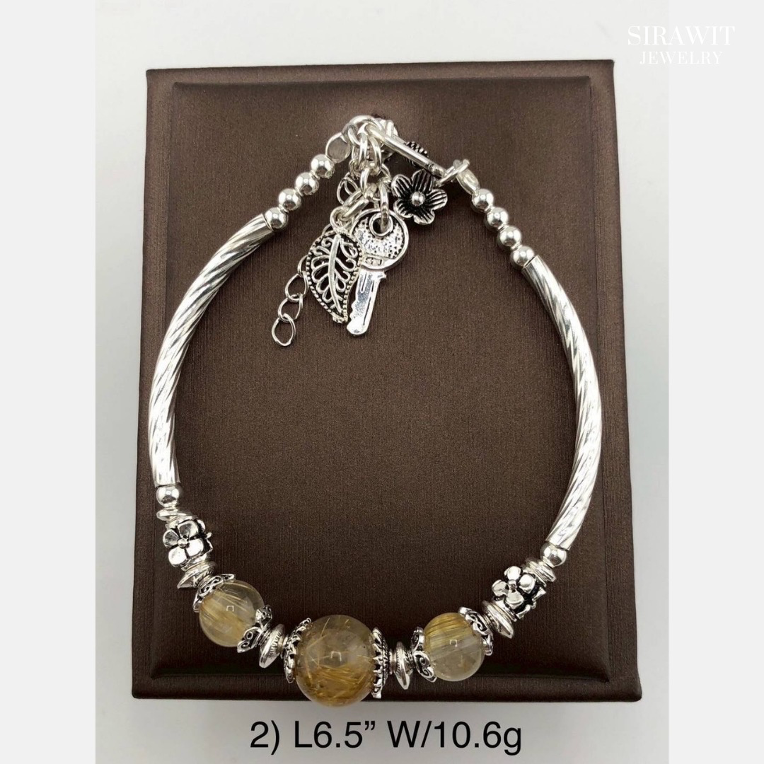 กำไลข้อมือไหมทอง