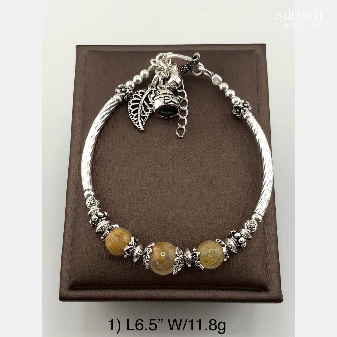 กำไลข้อมือไหมทอง