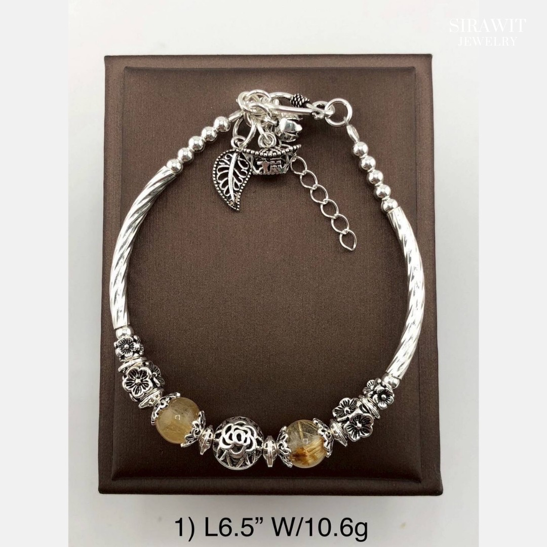 กำไลข้อมือไหมทอง