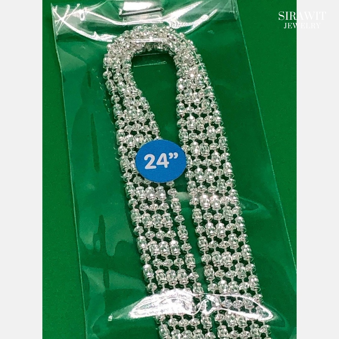 สร้อยคอเม็ดตัดลาย