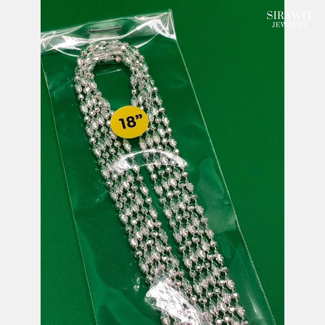 สร้อยคอเม็ดตัดลาย
