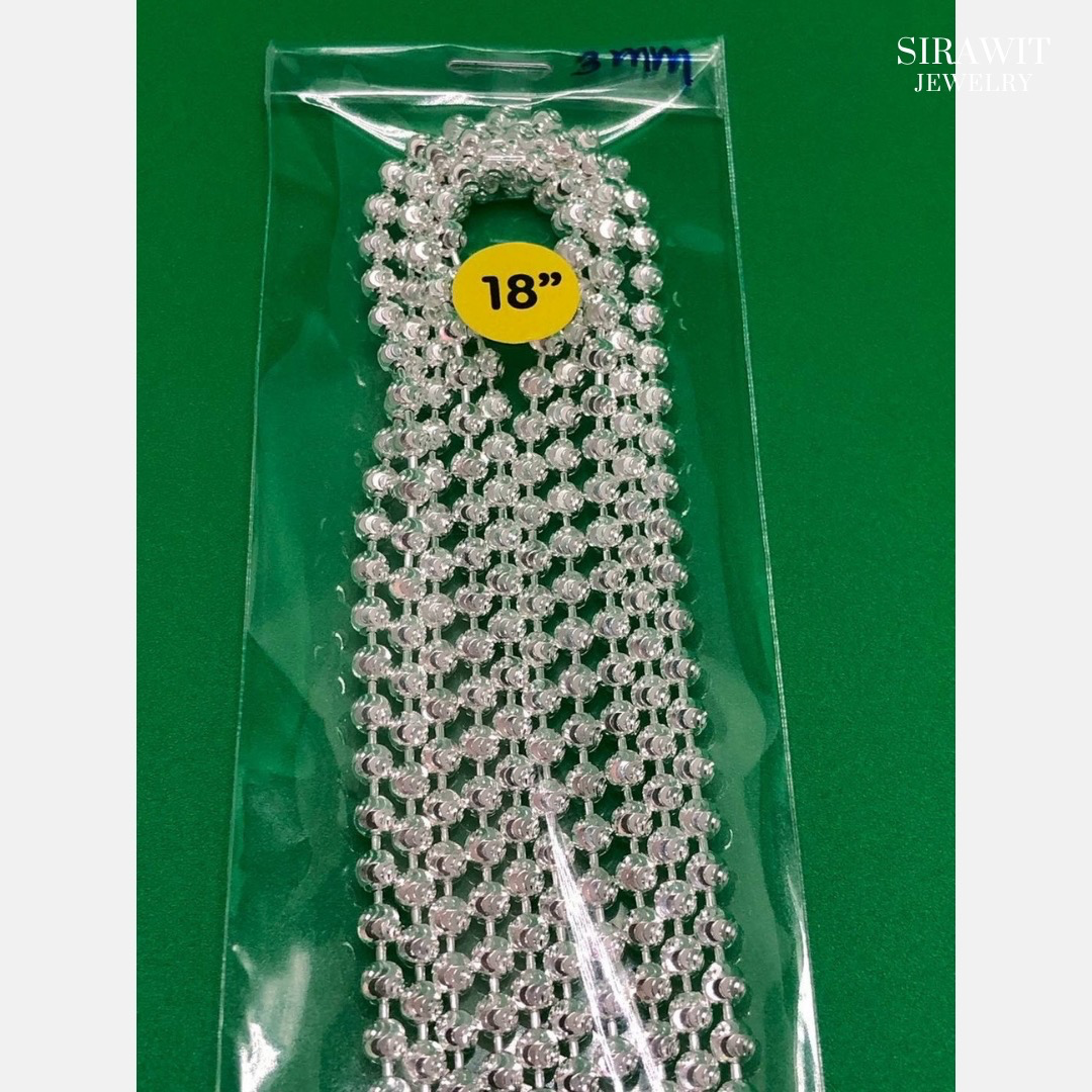 สร้อยคอเม็ดตัดลาย