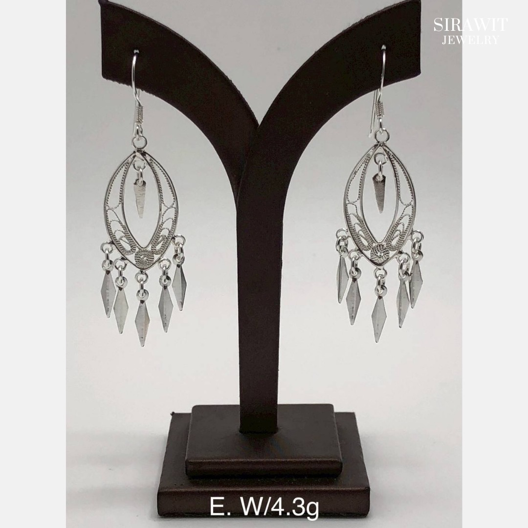 ต่างหูเงินแท้