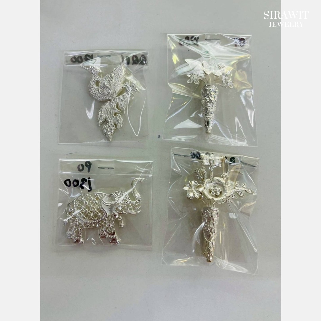 เข็มกลัดเงินแท้