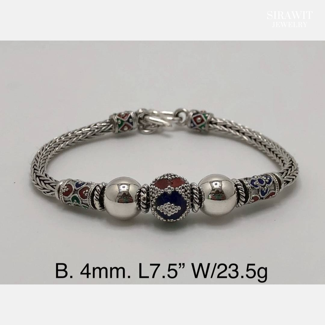 สร้อยข้อมือลงยาสุโขทัย