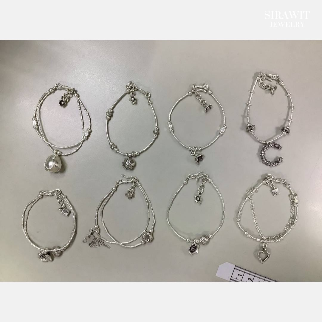 สร้อยข้อมือเงินแท้