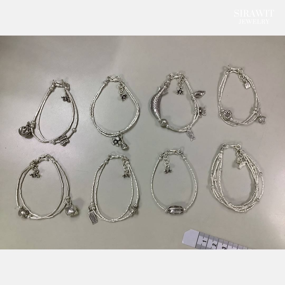 สร้อยข้อมือเงินแท้