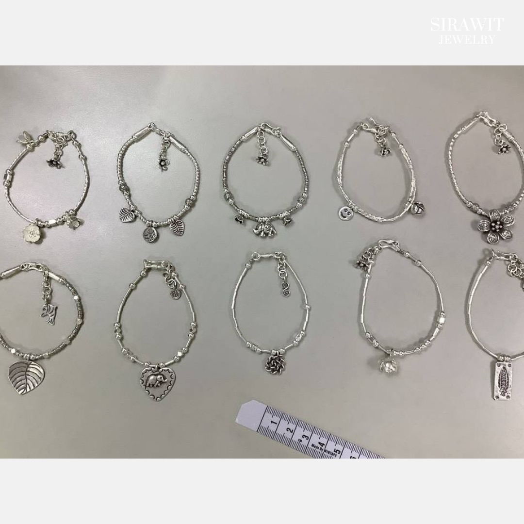 สร้อยข้อมือเงินแท้