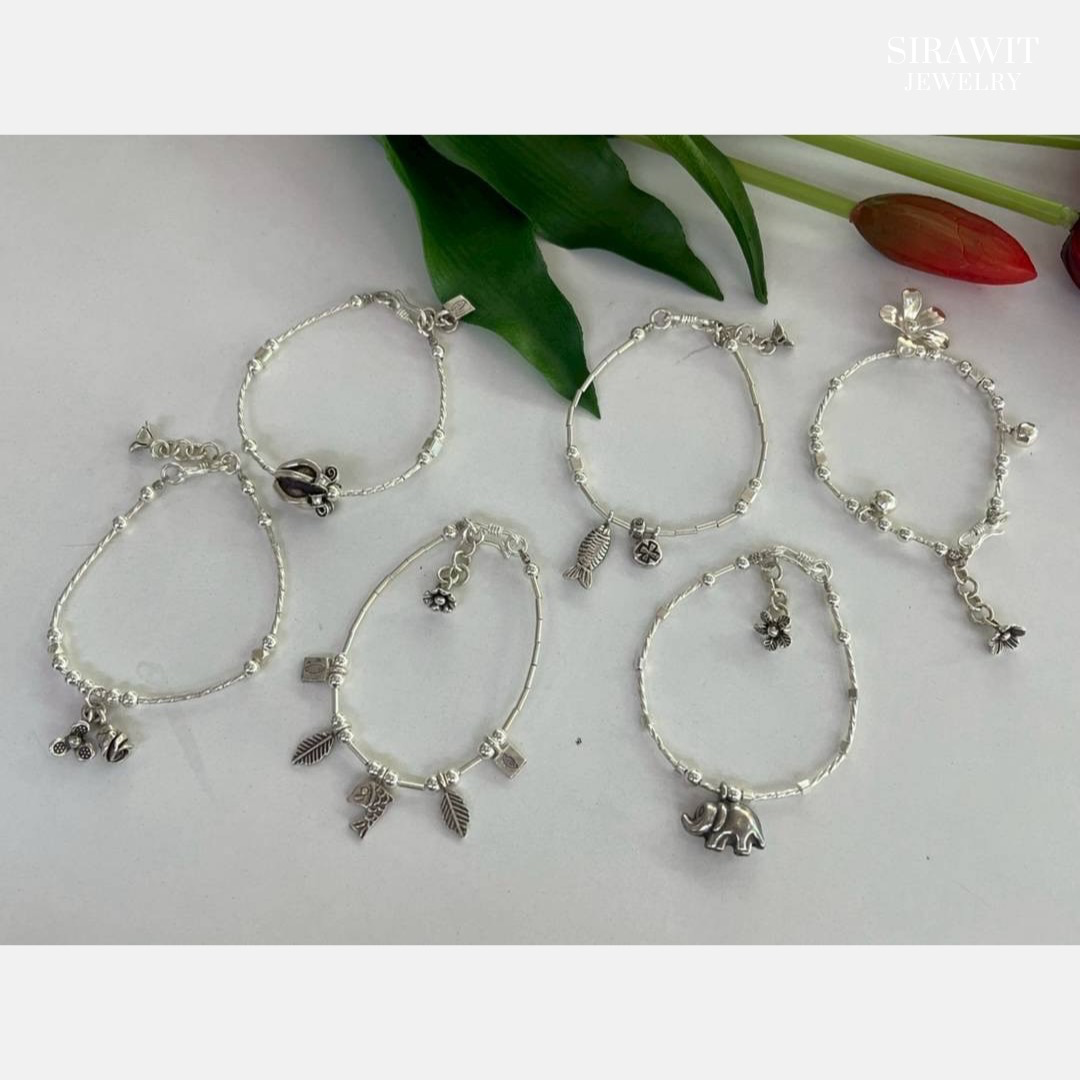 สร้อยข้อมือเงินแท้