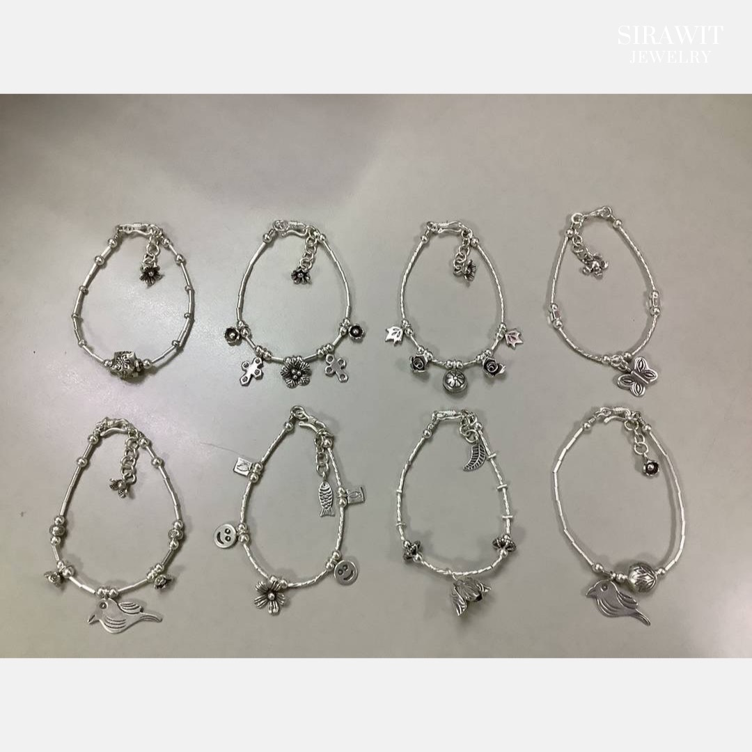 สร้อยข้อมือเงินแท้