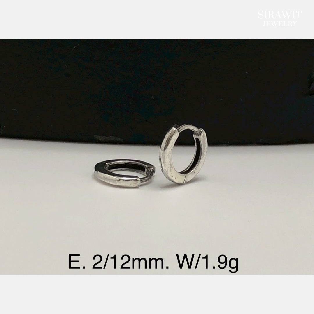 ต่างหูห่วงเงินแท้