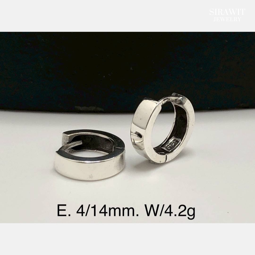 ต่างหูห่วงเงินแท้