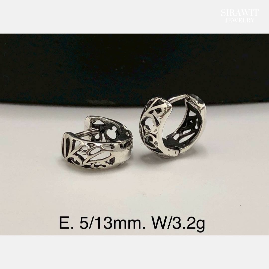 ต่างหูห่วงเงินแท้