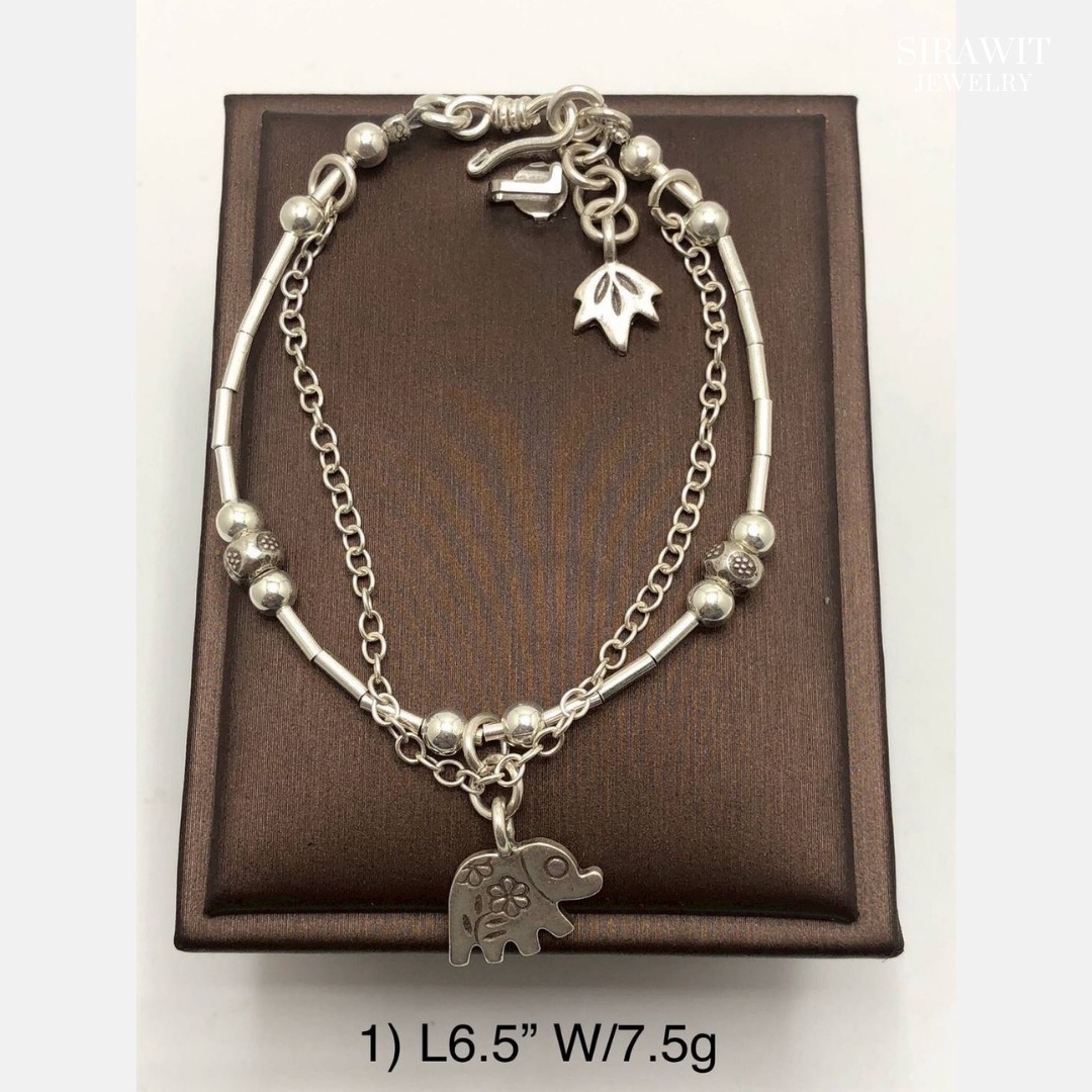 สร้อยข้อมือเงินแท้