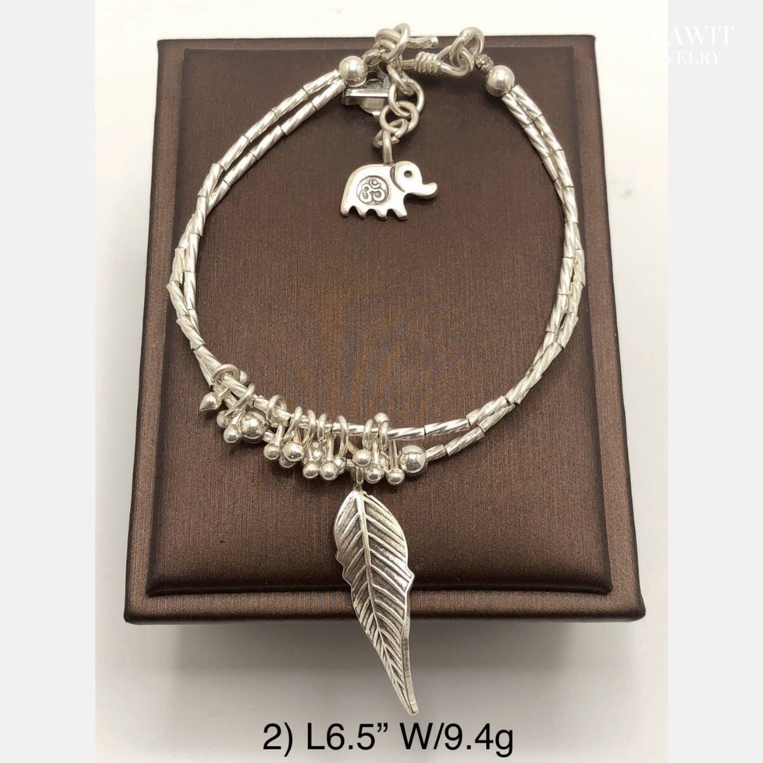 สร้อยข้อมือเงินแท้