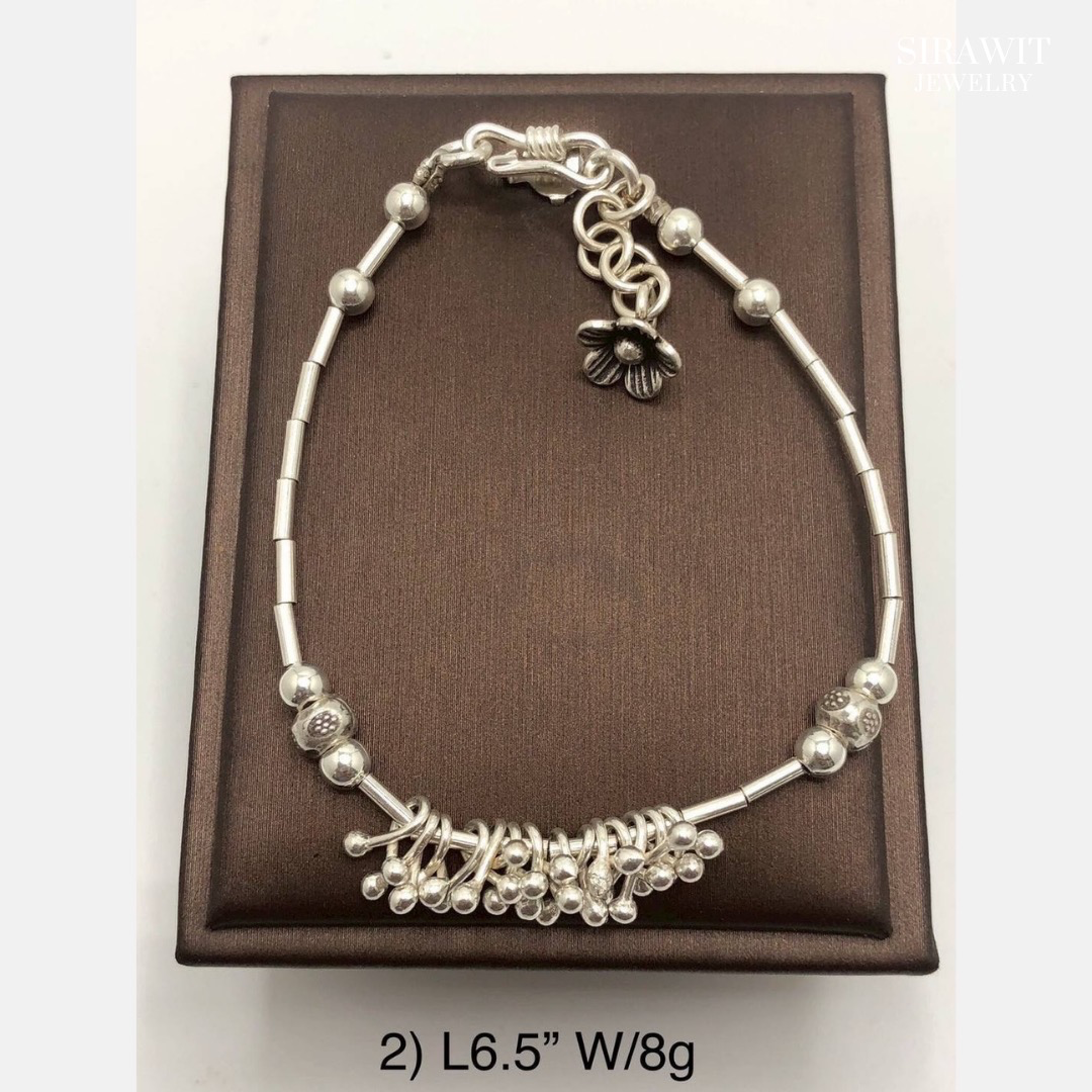 สร้อยข้อมือเงินแท้