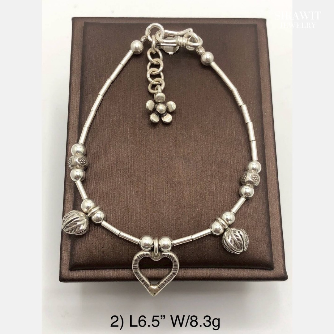 สร้อยข้อมือเงินแท้