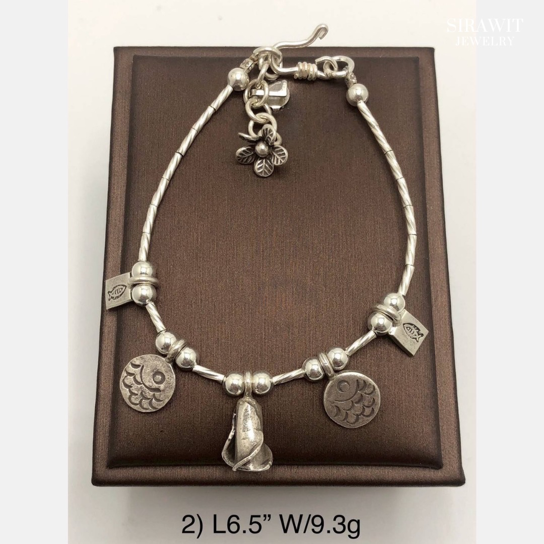 สร้อยข้อมือเงินแท้