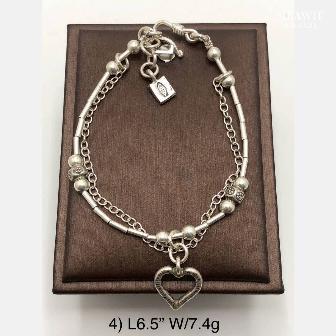 สร้อยข้อมือเงินแท้