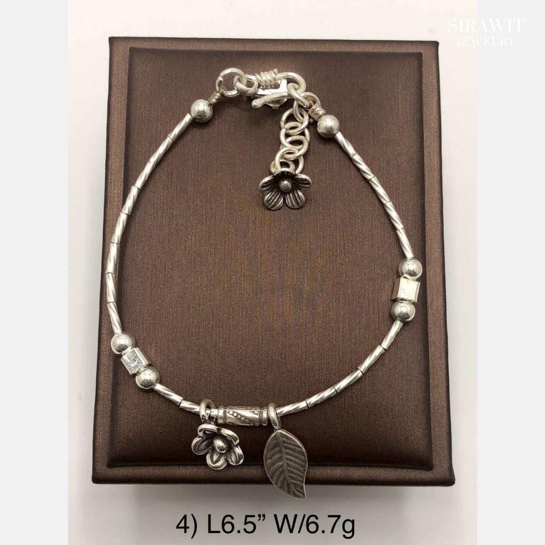 สร้อยข้อมือเงินแท้