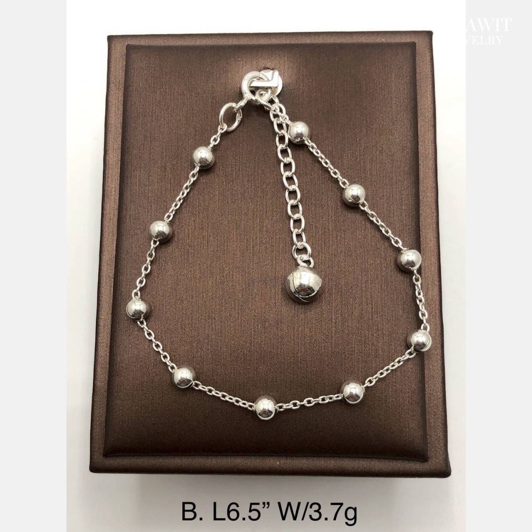 สร้อยข้อมือเงินแท้