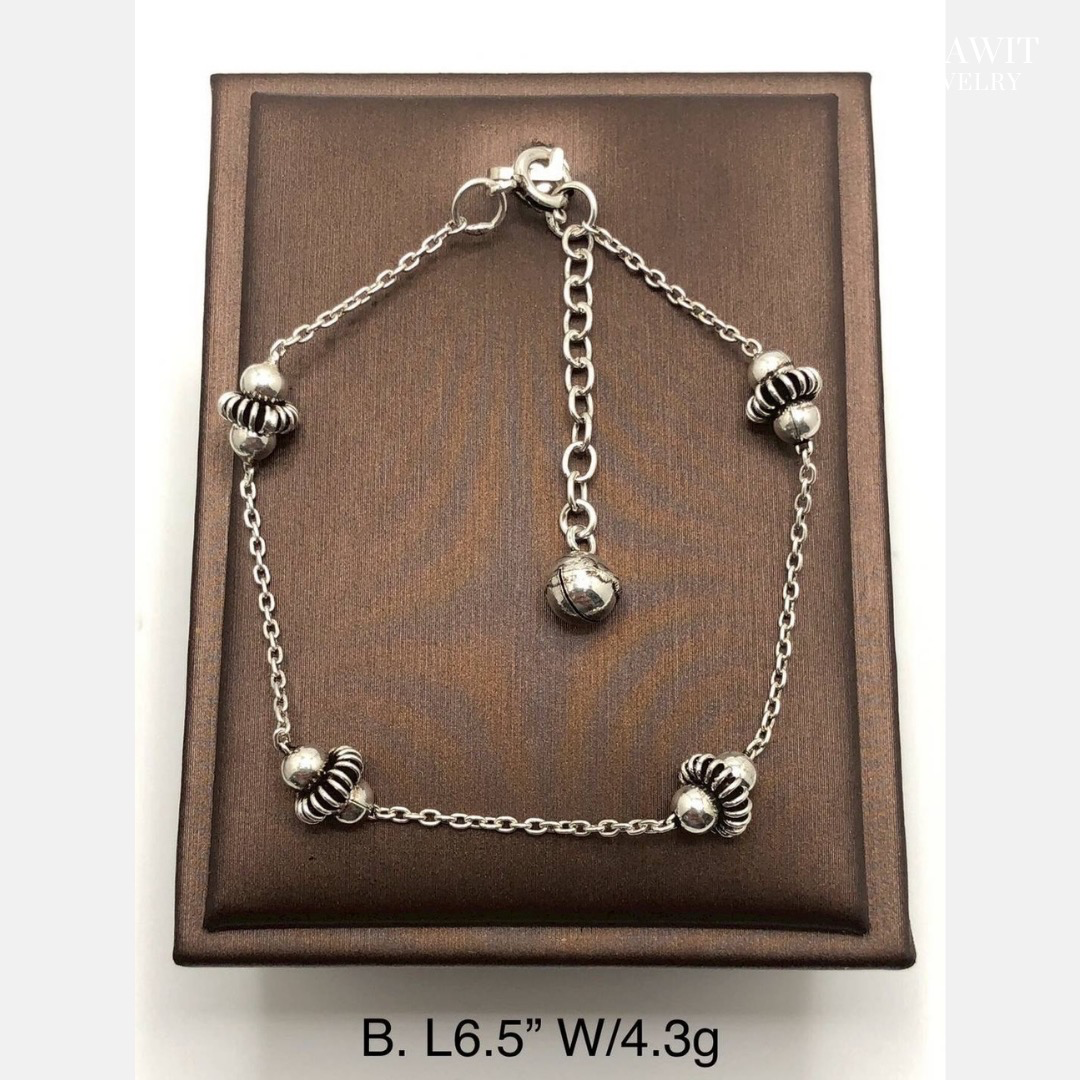 สร้อยข้อมือเงินแท้