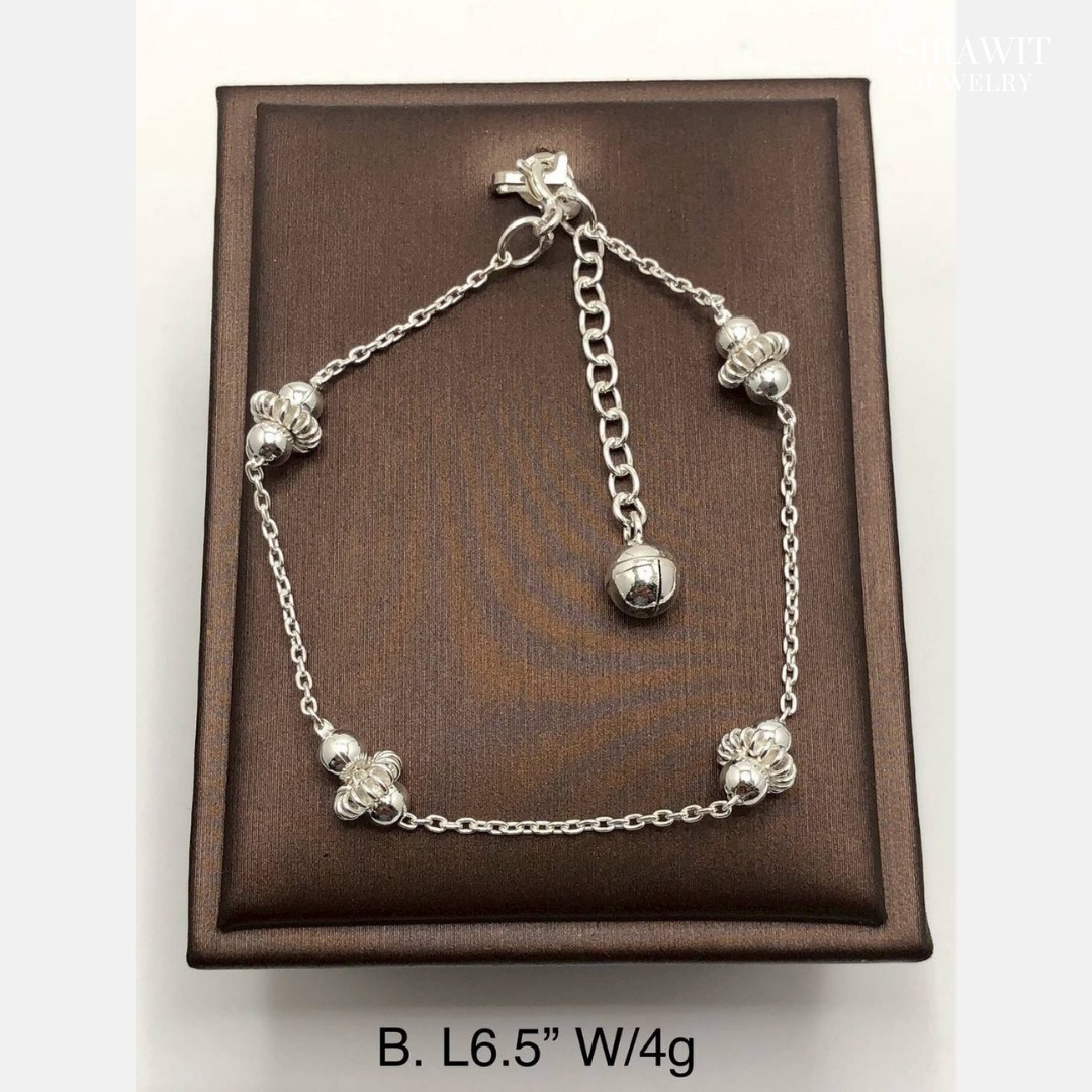 สร้อยข้อมือเงินแท้