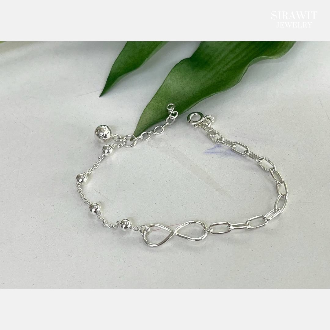 สร้อยข้อมือเงินแท้