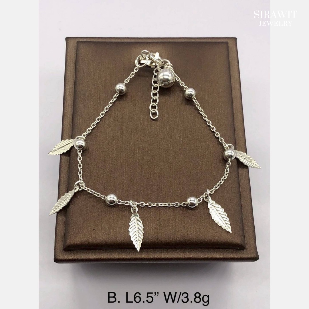 สร้อยข้อมือเงินแท้