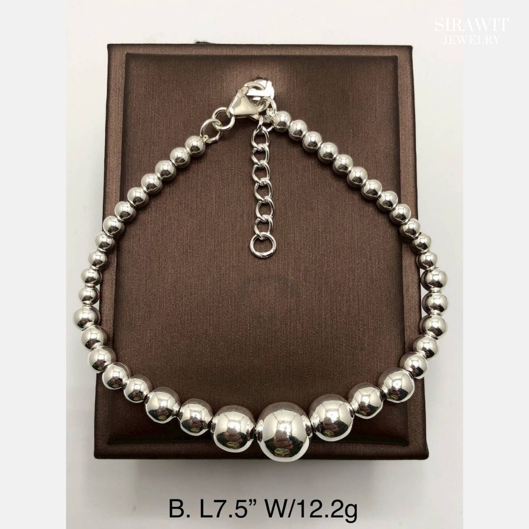 สร้อยข้อมือเงินแท้