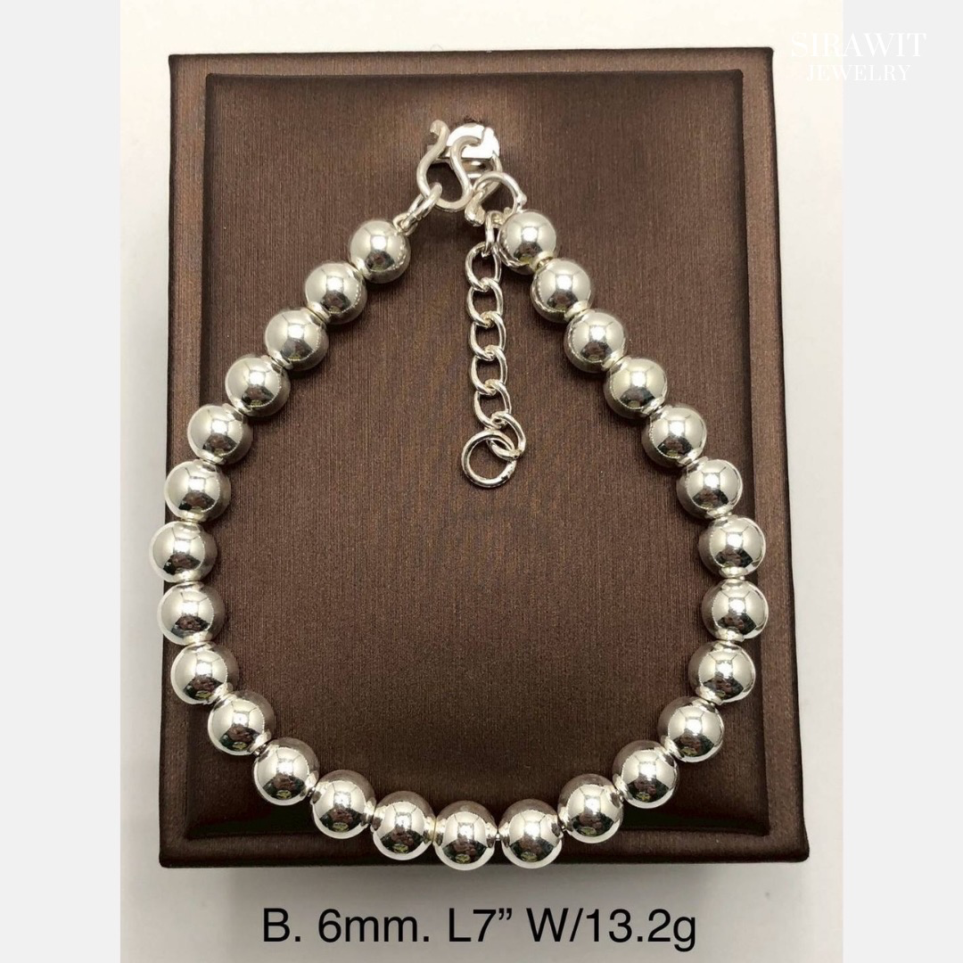 สร้อยข้อมือเงินแท้