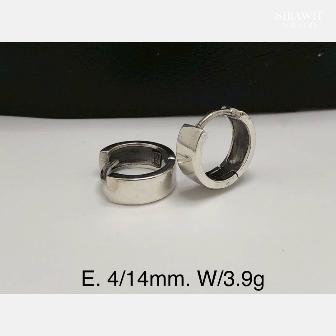 ต่างหูห่วงเงินแท้