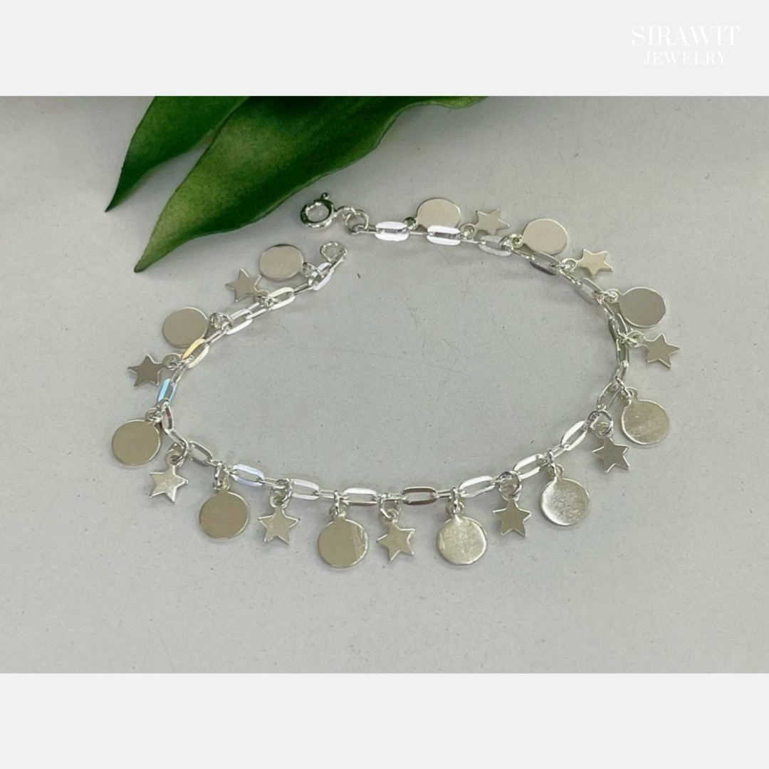 สร้อยข้อมือเงินแท้