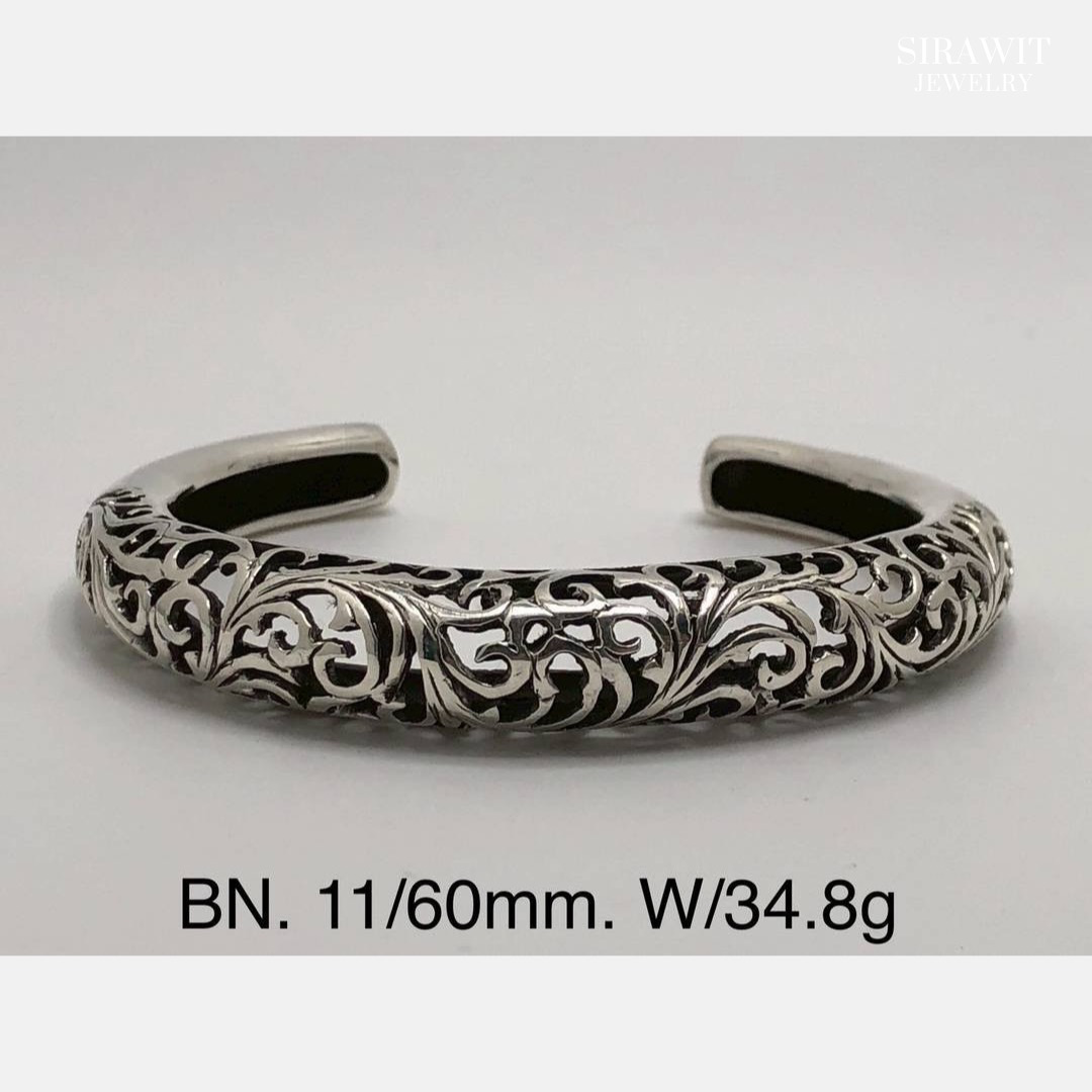 กำไลข้อมือเงินแท้